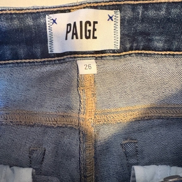 PAIGE Skyline Skinny Crop Jeans Size 26 - Picture 6 of 14